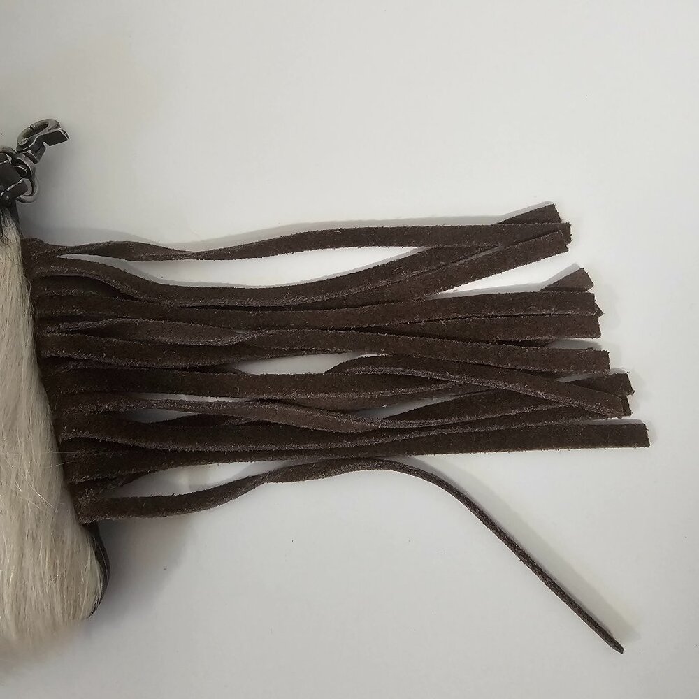 Montana West Wristlet Western Embossed Hair on Hide Suede Fringe Cowgirl - Picture 6 of 10